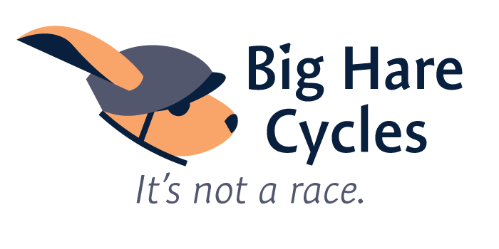 Lettermark and Logo for Bicycle company Big Hare Cycles