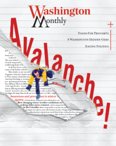 Designed Cover of Washington monthly