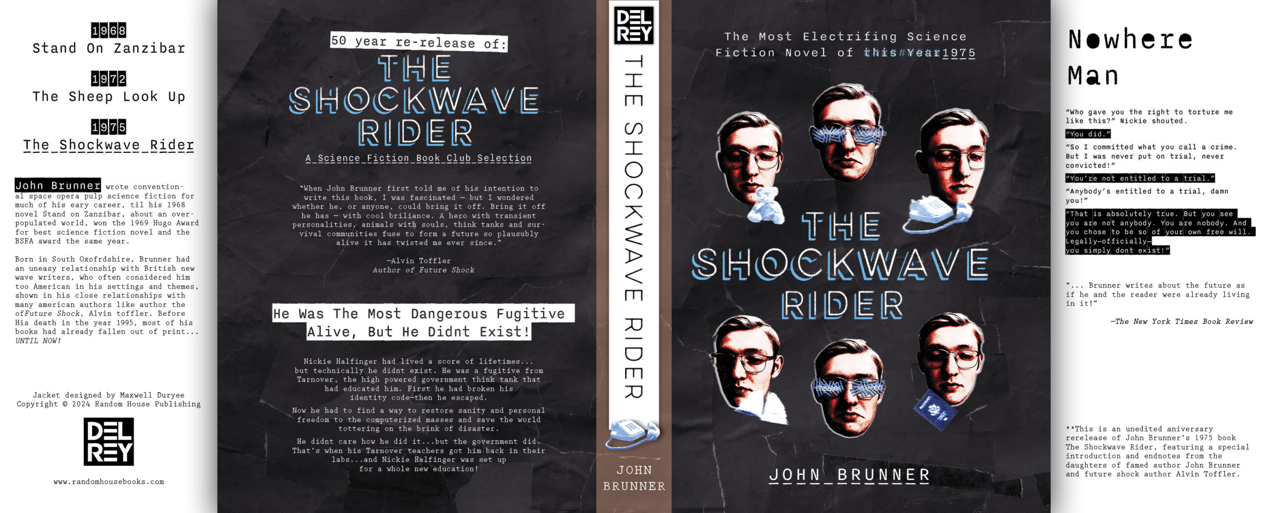 50 year re-release of book "The Shockwave Rider"